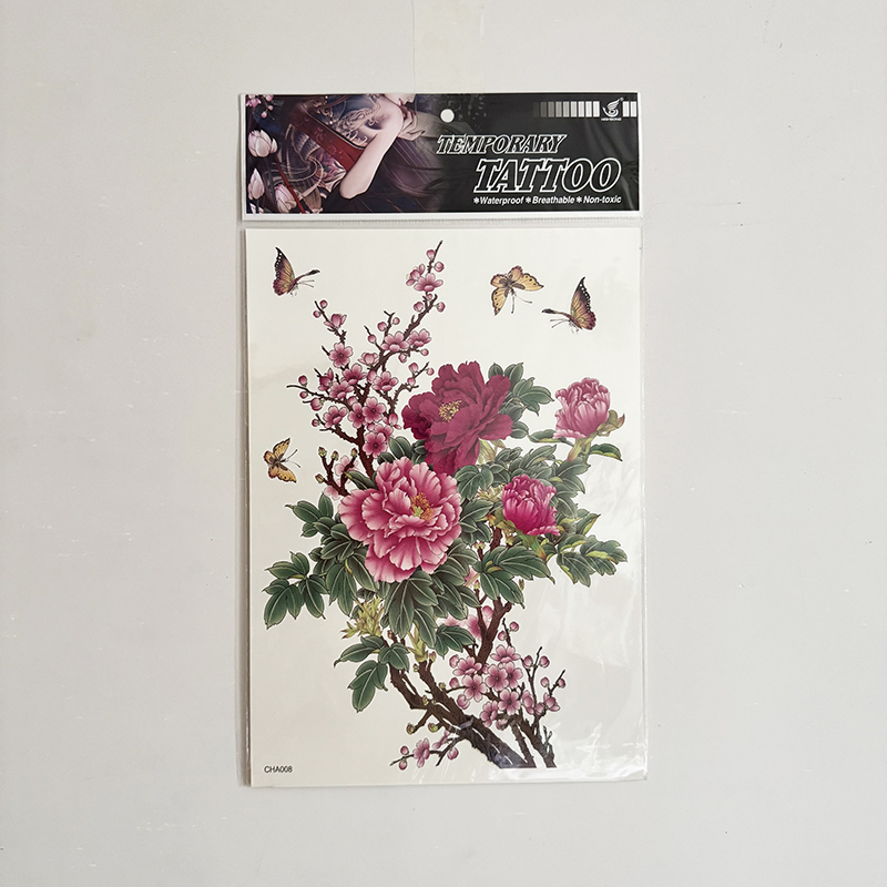 CHA001-012 Big Picture Back Tattoo Sticker