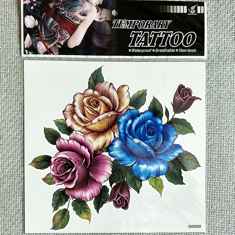 DHD001-059 Big picture Back Tattoo Sticker