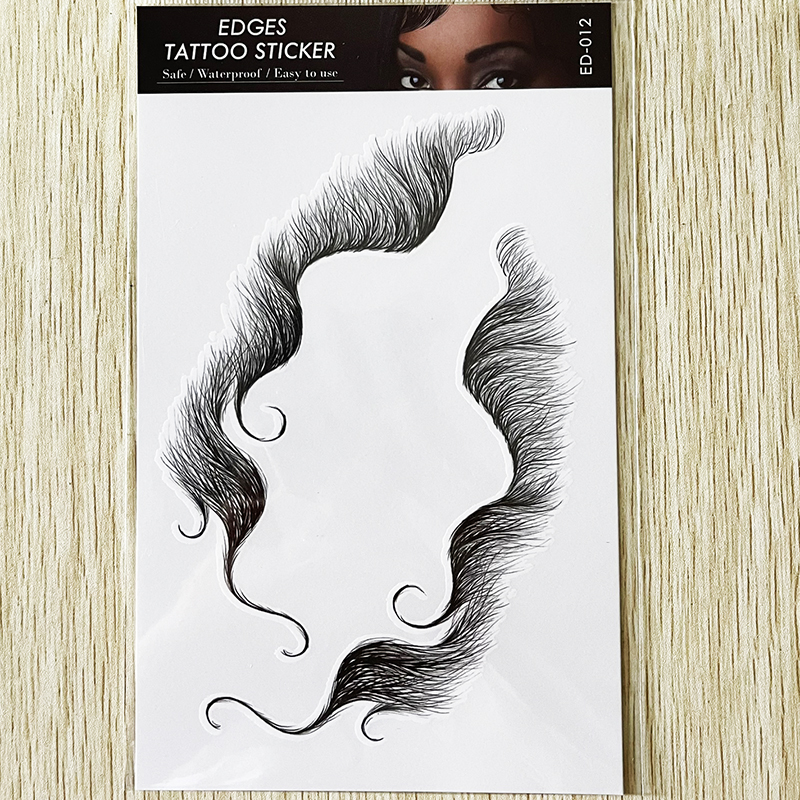 Hair Edges Tattoo Stickers