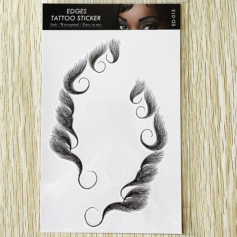 Hair Edges Tattoo Stickers