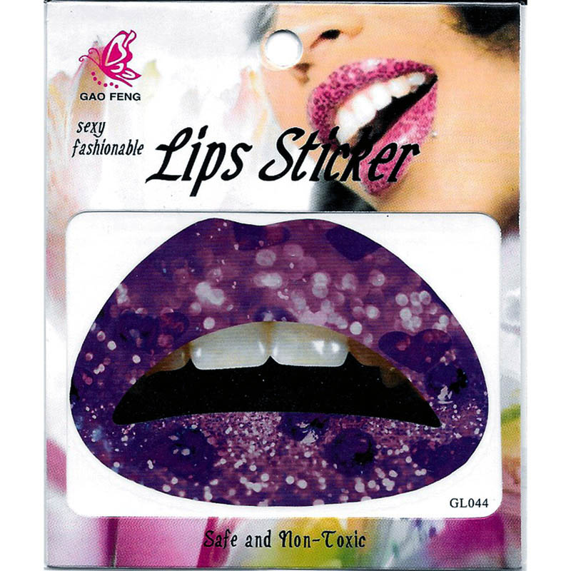 GL041-060 Temporary lip tattoo sticker