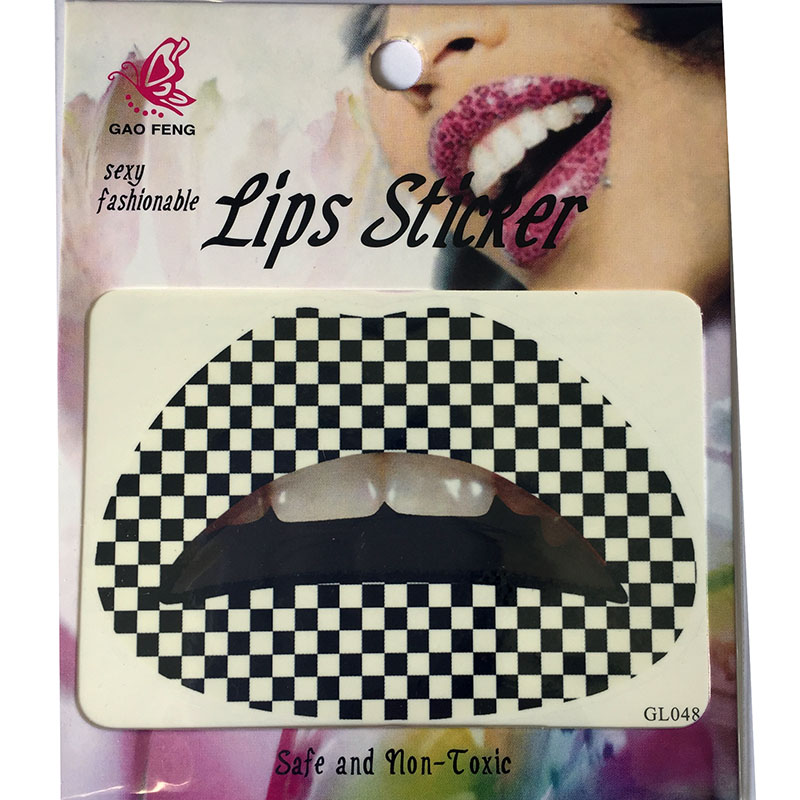 GL041-060 Temporary lip tattoo sticker