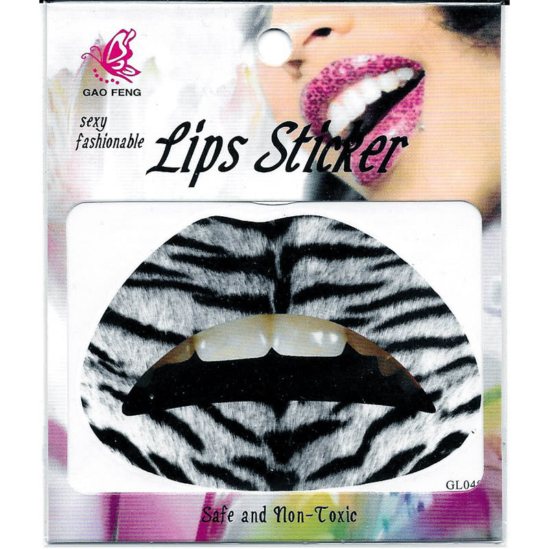 GL041-060 Temporary lip tattoo sticker