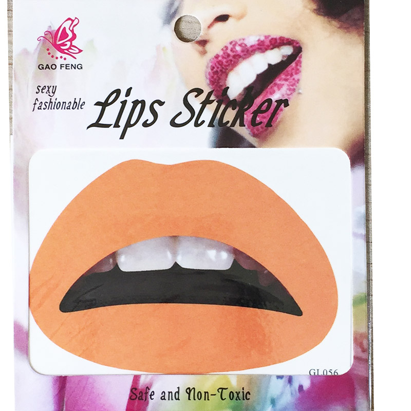 GL041-060 Temporary lip tattoo sticker