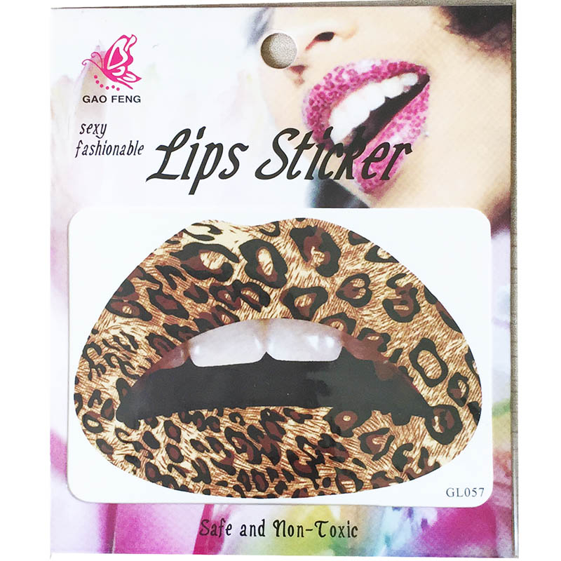GL041-060 Temporary lip tattoo sticker