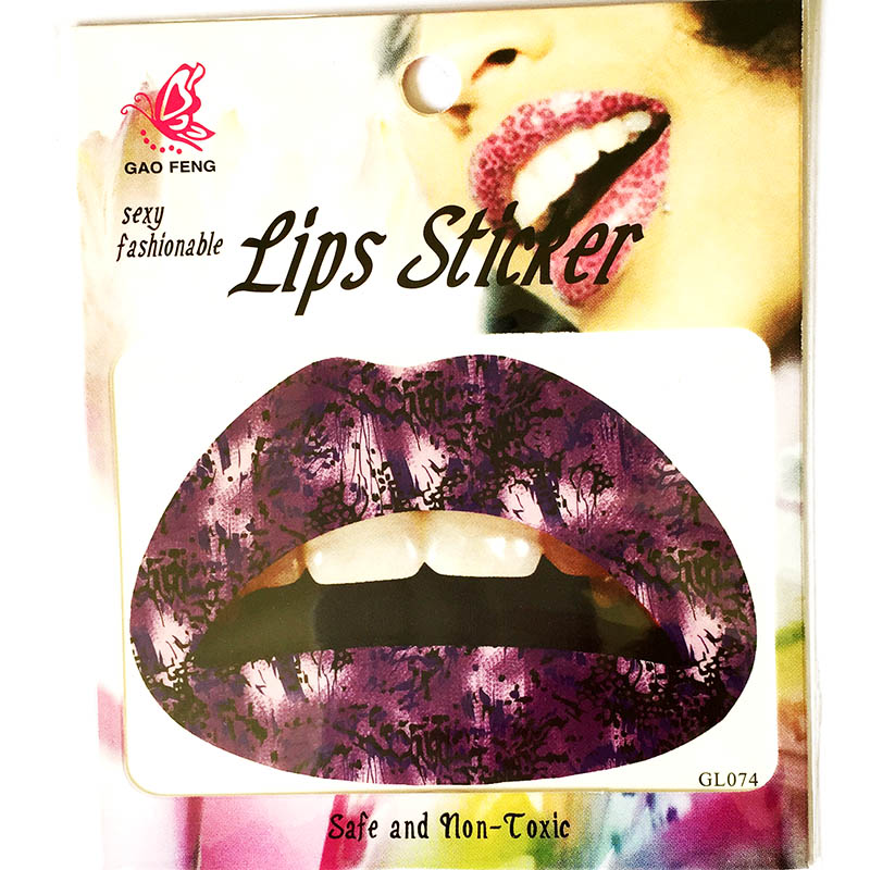 GL061-080 Temporary lip tattoo sticker