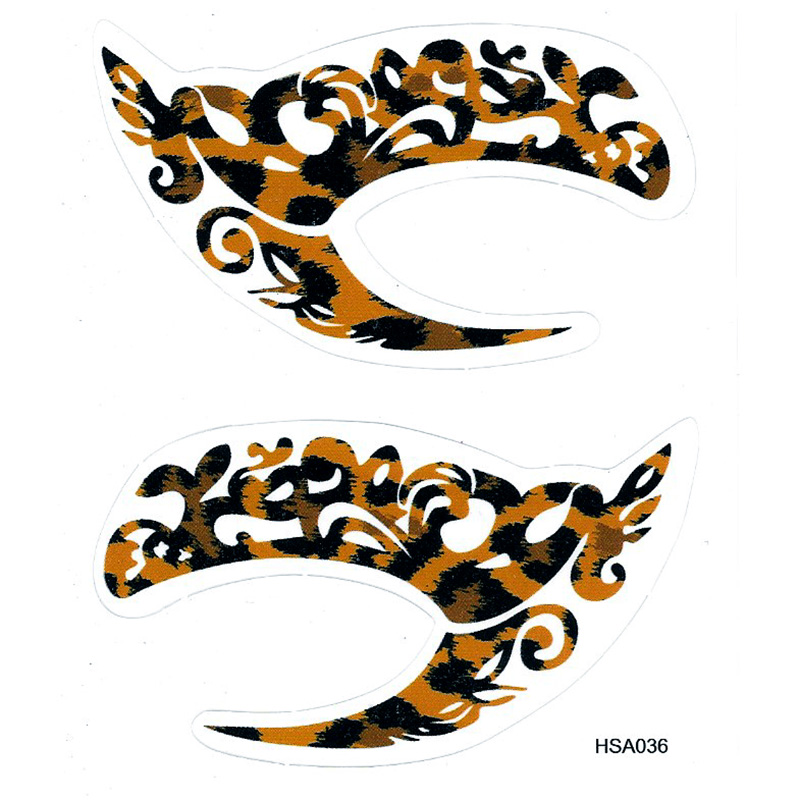 HSA036 left and right eye temporary tattoo sticker