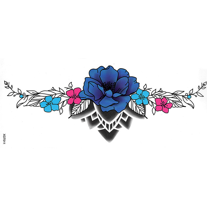 XGT001-020 sternum tattoo sticker Waist and Abdomen Tattoo Stickers