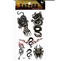 HM049-Tiger dragon body tattoo waterproof temporary tatoo sticker