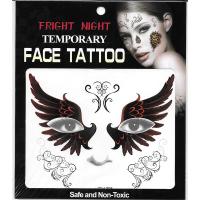 Children party wing eye tattoo sticker full face tattoo sticker for boys