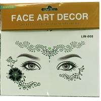 LW-008 Lady's Party Fashion Custom Design Face Temporary Face Tattoo Sticker
