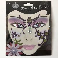 FST015 Face art decoration lady's part face sticker