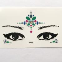 DG038 lady's party make up face sticker All in one face jewels sticker