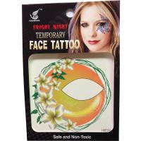 HSE24 8x8cm ladys temporary single eye  tattoo sticker