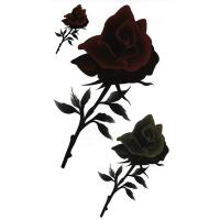 HM014 Temporary Rose flower tattoo sticker